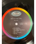 1961 Miles Davis Birth Of The Cool LP Capitol Records ‎Mono T-762 VG+/VG... - £193.30 GBP