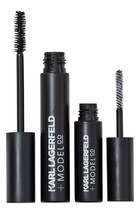 ModelCo + Karl Lagerfel FIBRE LASH Brush on False Lashes Set ~ New and Boxed - £11.67 GBP