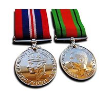 Military Medals War Medal &amp; Defence Medal WW2 British Campaign Military ... - $42.00