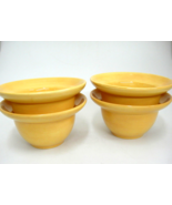 Senses Yellow Gold Lot of 4 Soup Cereal Bowls Savor - £12.64 GBP