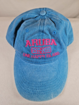 ARUBA One Happy Island Blue Pink Hat Cap Strapback Kaufman - $6.92