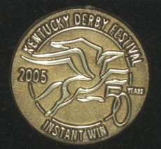 2005 - Kentucky Derby Festival &quot;Gold Instant Winner&quot; Pin in MINT Condition - $75.00