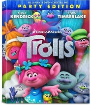 Trolls (Blu-ray Disc, 2017, 2-Disc Set / DIGITAL) - £6.19 GBP