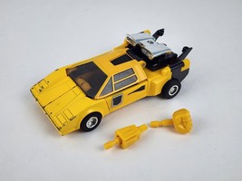 1984 Transformers G1  Sunstreaker Incomplete Yellow Lamborghini unbroken window - £39.55 GBP