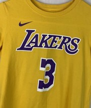 Nike T Shirt Los Angeles Lakers Anthony Davis Dri-Fit NBA Youth Medium 10-12 - $19.99