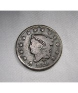 1829 Large Letters Large Cent VG Details Coin AM687 - £34.25 GBP