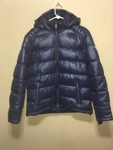 Guess Men&#39;s Puffer Jacket Mid-weight Coat BLUE sz XL NEW - $4,537.64 MXN