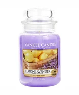 Yankee Candle Lemon Lavender 22 oz Scent Glass Jar, citrus floral, flower - $46.32 CAD