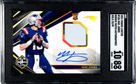 Mac Jones signed 2021 Panini Limited Patch Auto Rookie Card RPA (RC) #106- /49-  - £183.01 GBP