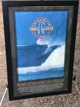 Eddie Aikau 2012 2013 Quiksilver Big Wave Framed Contest Poster - £623.49 GBP