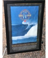 EDDIE AIKAU 2012 2013 QUIKSILVER BIG WAVE FRAMED CONTEST POSTER - $14,621.73 MXN