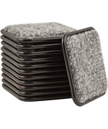 2 1/2&quot; Square Reusable Carpet Bottom Furniture Caster Cups to Protect Ha... - $281.76 MXN