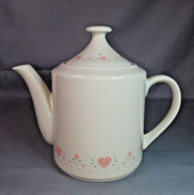 Forever Yours Fine Porcelain Teapot 6-Cup 1990 Robinson Design Group Corelle - £17.30 GBP