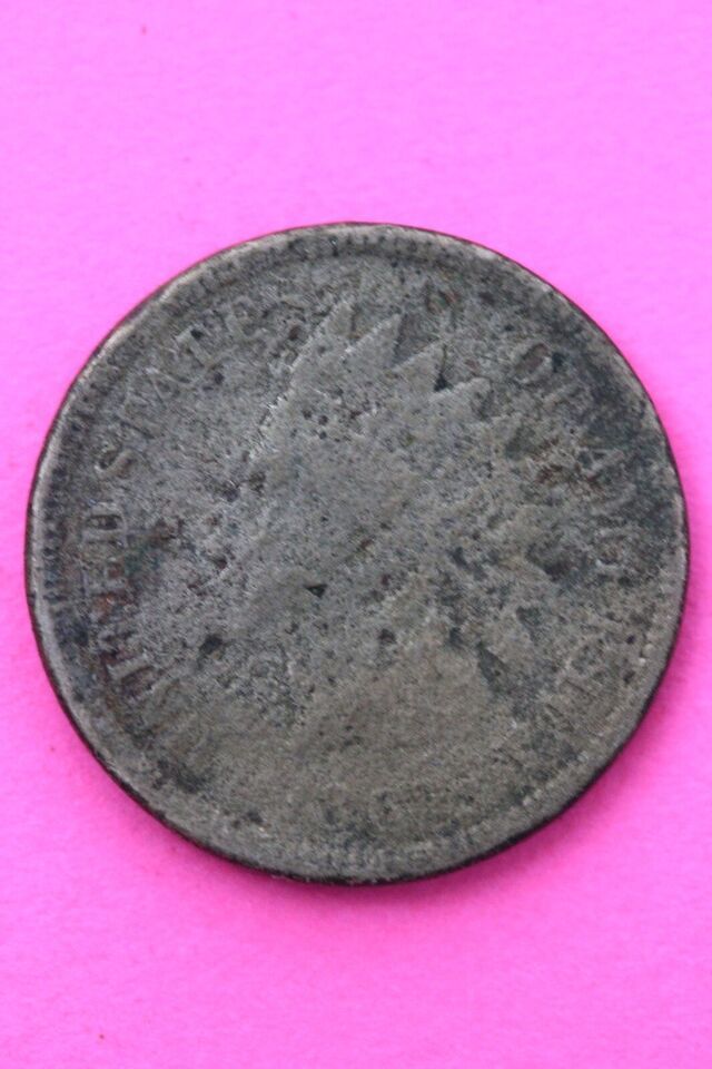 1862 Copper Nickel Indian Head Cent Penny Exact Early Type Coin Pictured... - $9.99