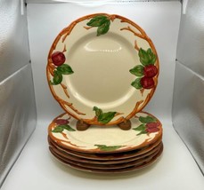 Set of 6 Franciscan APPLE Dinner Plates Made in California USA - £95.69 GBP