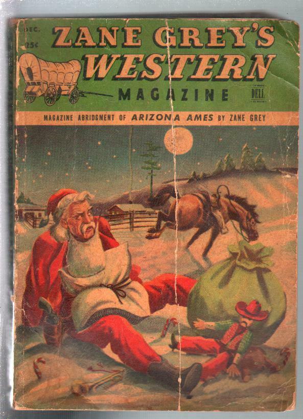 Primary image for Zane Grey's Western Magazine 12/1947-Dell-J Frank Dobie-pulp adventure-G