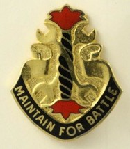 Vintage US MILITARY Insignia Pin ARMY 198th Maintenance Battalion - £7.77 GBP