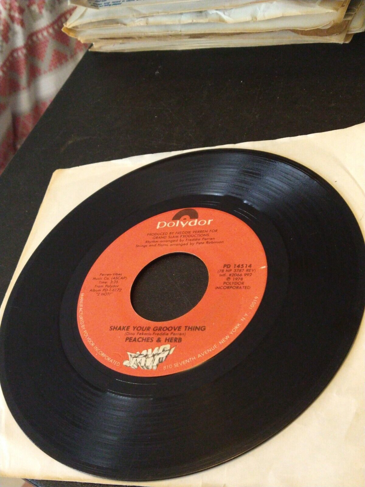 Peaches &amp; Herb ‎Shake Your Groove Thing / All Your Love 45 Polydor 1978 - $7.91