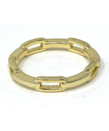Keep Collective Gold Plated Link Band Ring, Size 7 - $524.51 MXN