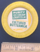 Purity Ice Cream &amp; Dairy St James Minnesota MN Milk Bottle Cap Lid 2.25&quot; - £7.58 GBP