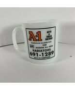 Vintage Glasbake Mug A-1 Auto &amp; Truck Salvage Houston Texas Modine Radia... - $11.48