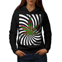 Wellcoda Blunt 42 Pot Rasta Womens Hoodie, Marijuana Casual Hooded Sweatshirt - £29.42 GBP