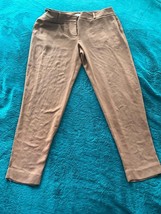 Women&#39;s Loft Brown Trouser Womens Size 14 Business Basic Minimal Career ... - €15,55 EUR