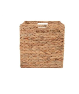 Better Homes &amp; Garden™ Handwoven Hyacinth Fibers Arrow Weave ~ Storage C... - £20.47 GBP
