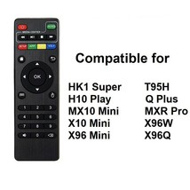 New Remote Control for H10 Play HK1 Super X10 MX10 Mini MXR Pro Q+ T95H X96 W Q - £10.40 GBP