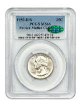 1950-D/S 25C PCGS/CAC MS66 - $5,754.53