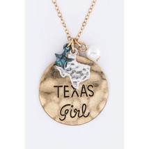 New 16 Inch Unique Stylish Texas Girl Mix Charm Pendant Necklace Fashion... - £6.73 GBP
