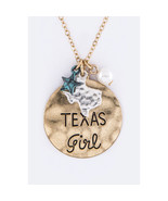 New 16 Inch Unique Stylish Texas Girl Mix Charm Pendant Necklace Fashion... - £6.68 GBP