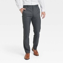 Men&#39;S Slim Fit Suit Pants - Charcoal Gray 32X30 - £23.44 GBP