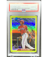 Bayron Lora 2020 Bowman Heritage Chrome GOLD REFRACTOR RC 92CP-BL 21/75 ... - $33.25