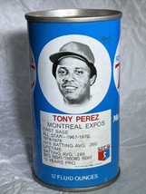 1977 Tony Perez Montreal Expos RC Royal Crown Cola Can MLB All-Star - $5.95