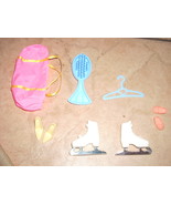 barbie accessories lot of 9 shoes ice skates ect. - $6.51 CAD