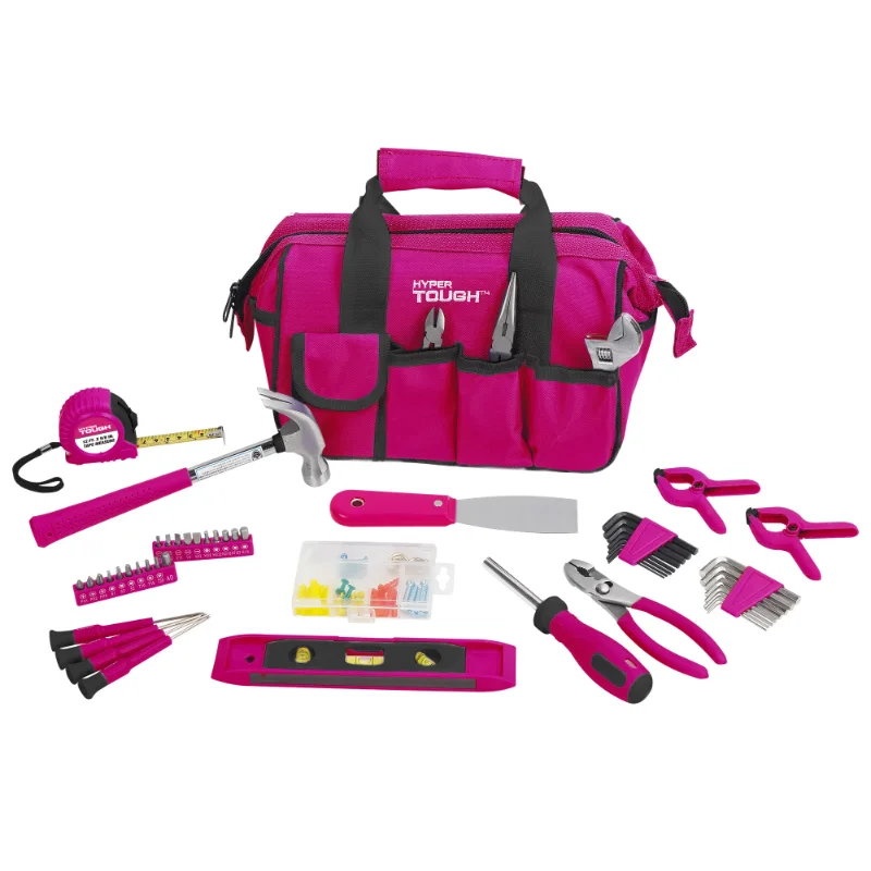 Hyper Tough 89-Piece Pink Household Tool Set - £66.85 GBP