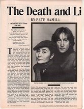 John Lennon original clipping magazine photo 4pg 8x10 #R1743 - £3.84 GBP