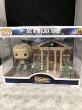 Funko Pop! Town: Back to the Future - Doc with Clock Tower #15 - £26.86 GBP