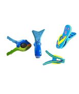 C&amp;H Solutions 2 Set (4 Ct) Blue Flipflop/Bubble Fish Beach Towel Clips J... - $289.06 MXN