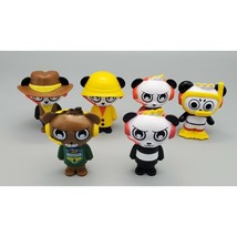 Lot of 6 Combo Panda Ryan&#39;s World Action Figure Toys 2&quot; YouTube Ryan Bonkers Toy - £12.85 GBP