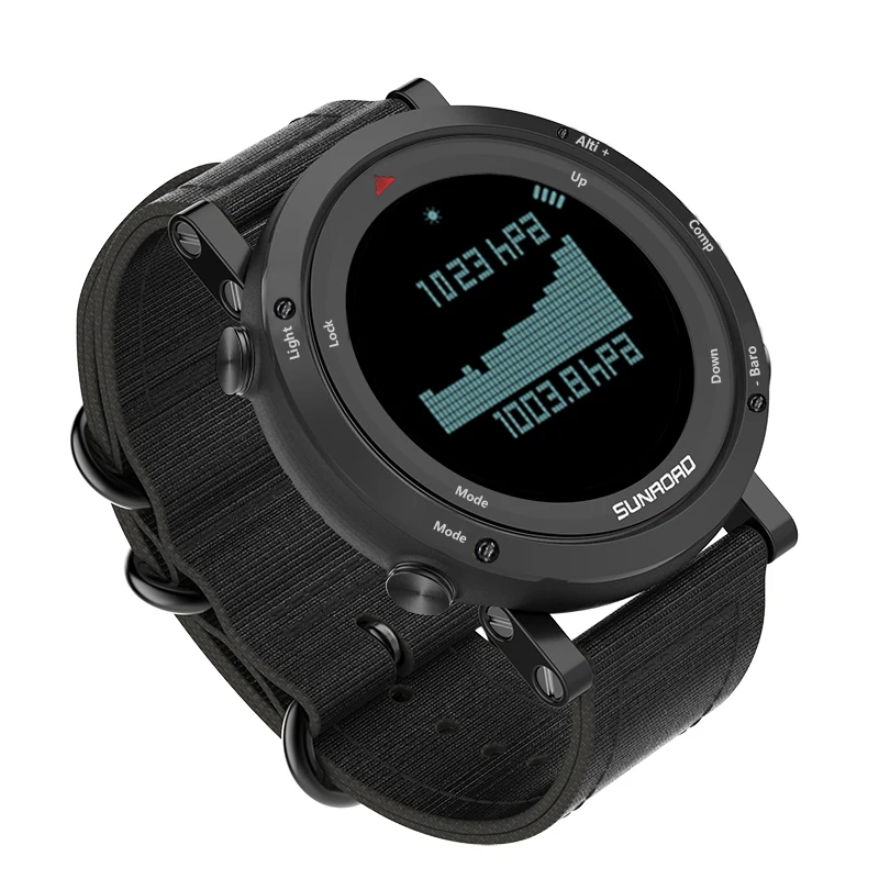 ROAD  Valley Off-Road Barehanded Climbing Professional  Watch Altimeter+Baromete - £137.67 GBP