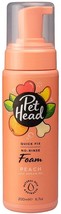 Pet Head Quick Fix No-Rinse Foam for Dogs Peach with Argan Oil - £41.85 GBP