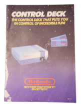 Nintendo NES Control Deck Manual Instruction Booklet ONLY Rev-2 - £5.45 GBP