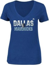 NBA Dallas Mavericks Womens Get Aggressive Short Sleeve V-Neck Tee, X-Large - £10.88 GBP