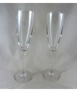 Ralph Lauren Vows Crystal Toasting Flutes Wedding Champagne Glasses set ... - $37.85 CAD