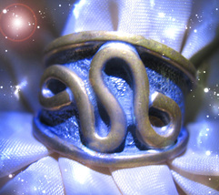 HAUNTED ANTIQUE RING OUROBOROS CROWN RING UNSHAKABLE ASCENT HIGHEST LIGHT MAGICK image 2