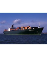 SL0362 - P&amp;O Containership - Liverpool Bay - photograph 6x4 - $3.00