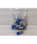 20 pcs Male F Compression RF Plug Connector for RG-6 RG6 Tri-Shield Nick... - $13.49