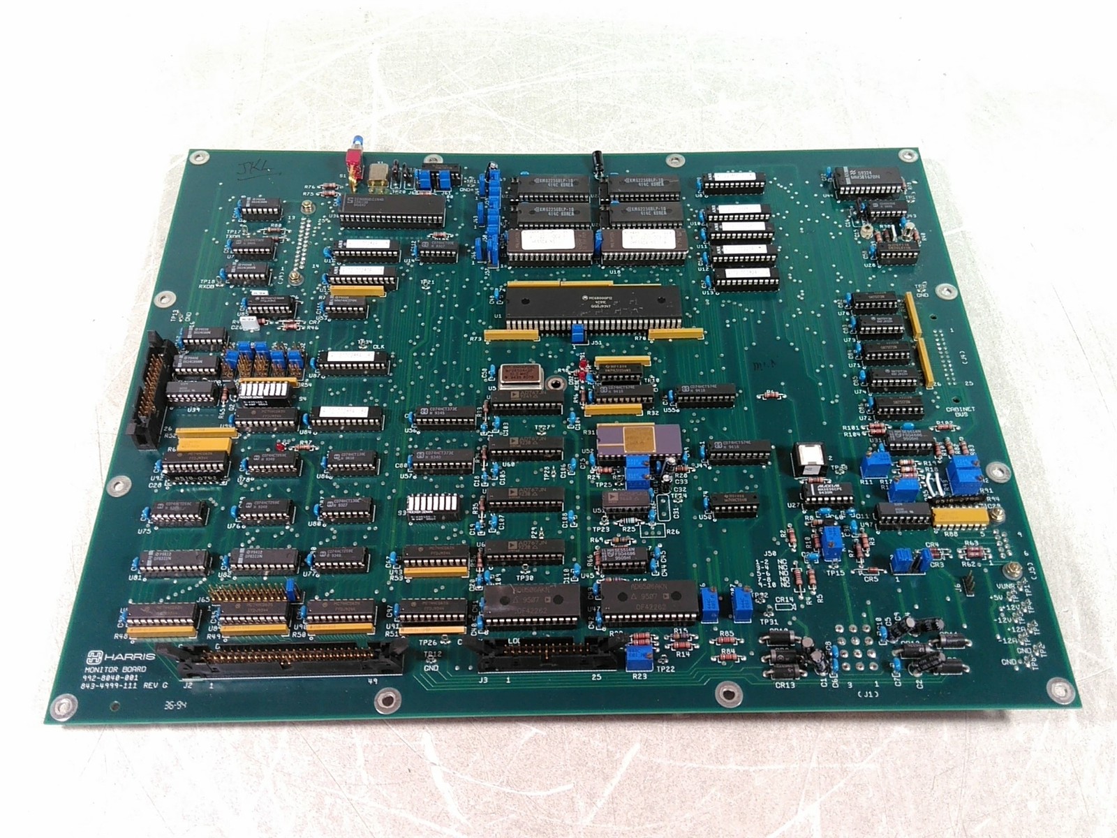 Harris 992-8040-001 843-4999-111 Monitor PCB Board Defective AS-IS - $54.68